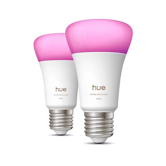 Philips Hue White and Color ambiance A60 – Smarte Lampe E27 – 810 lm