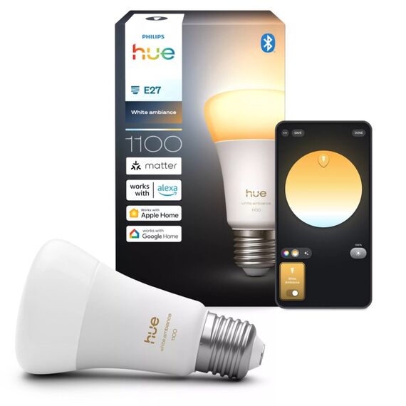 Philips Hue White ambience A60 – Smarte Lampe E27 – 1100 lm, 2 image