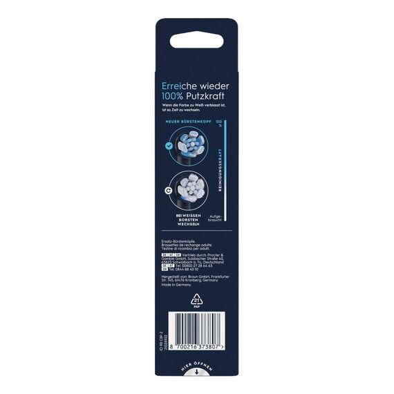 Oral-B iO Ultimate Clean iO Ultimative Reinigung, Original Aufsteckbürsten, Schwarz, 2 Stück, 3 image