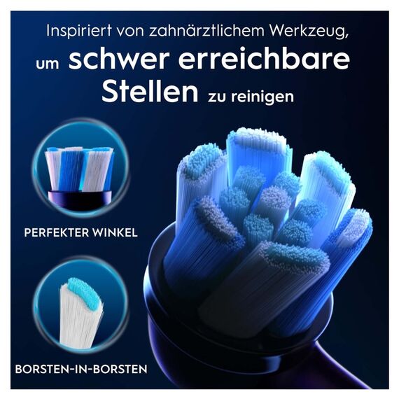 Oral-B iO Ultimate Clean iO Ultimative Reinigung, Original Aufsteckbürsten, Schwarz, 2 Stück, 7 image