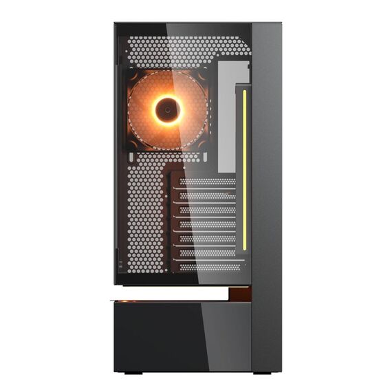 COUGAR Gehäuse Midi-Tower, CFV235 Vision, ARGB, LCD-Display, Glas, Schwarz, 2 image
