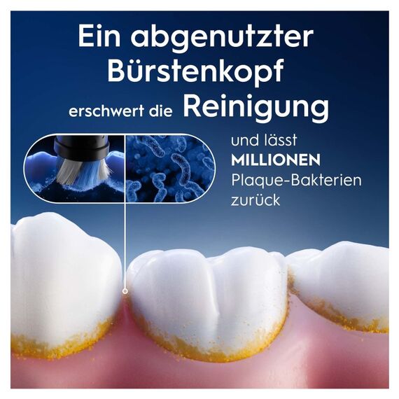 Oral-B iO Ultimate Clean iO Ultimative Reinigung, Original Aufsteckbürsten, Schwarz, 2 Stück, 9 image