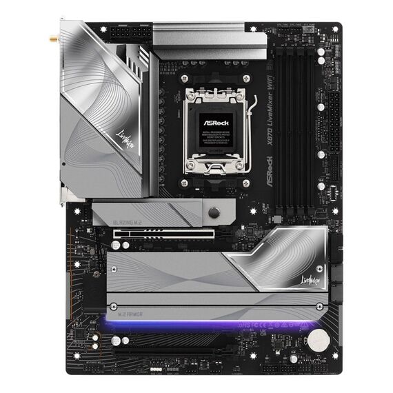 Asrock X870 LiveMixer WiFi AMD X870 Sockel AM5 ATX, 2 image