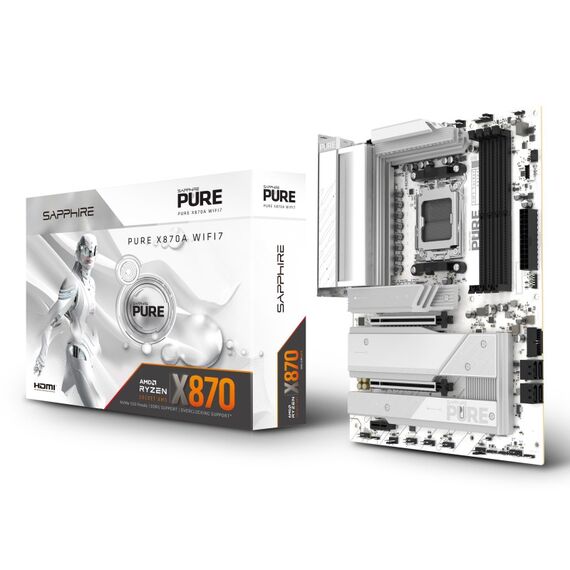 Sapphire PURE X870A WIFI 7 AMD X870 Sockel AM5 ATX, 5 image