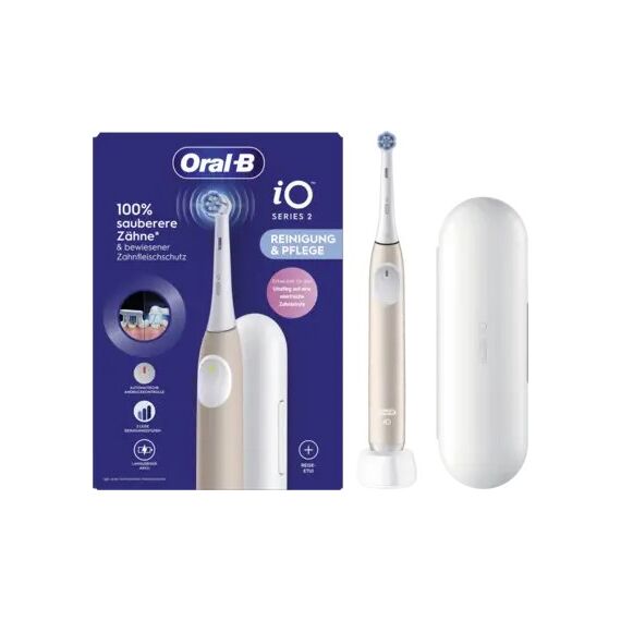 Oral-B 2 iO Erwachsener Vibrierende Zahnbürste Pink, Weiß