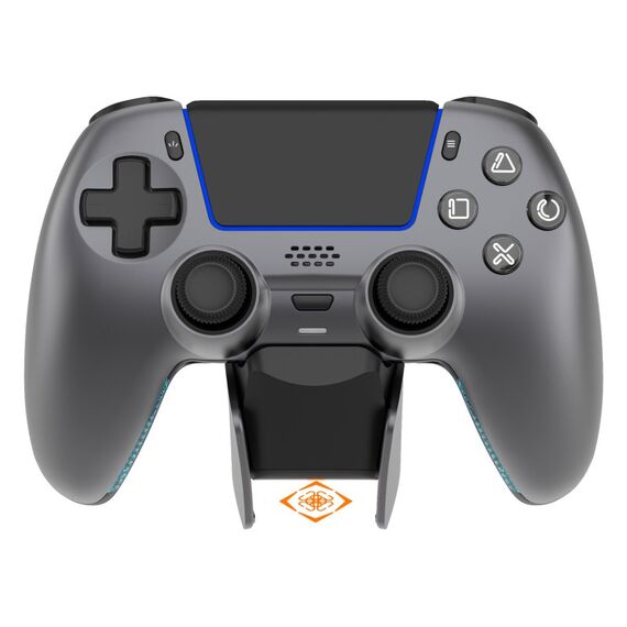 Deltaco Gaming GAM-199-STEELGRAY Gaming-Controller Grau Bluetooth/USB Gamepad PlayStation 5, Android, iOS