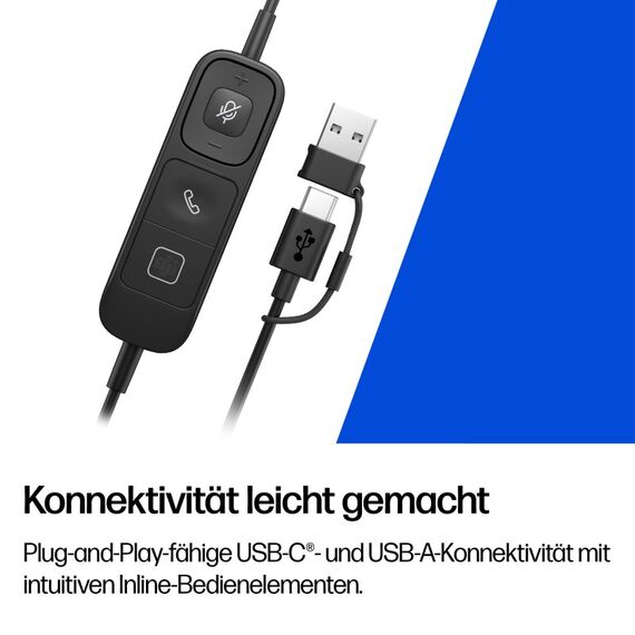 HP Poly Mission 415 Mono-USB-Headset, kabelgebunden, Classic (Bulk), 5 image