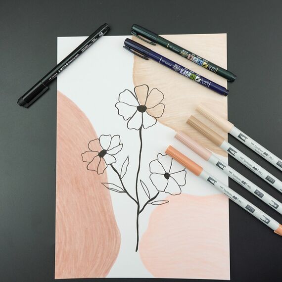 Tombow WS-EFL-H-06 Fineliner Fein Schwarz 1 Stück(e), 4 image