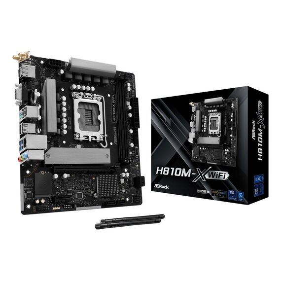 Asrock H810M-X WiFi Intel H810 LGA 1851 (Socket V1) micro ATX, 2 image