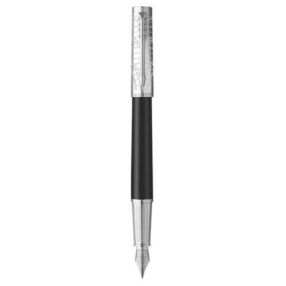 Parker Classic Füllfederhalter Kartuschenfüllsystem Schwarz, Chrom 1 Stück(e)