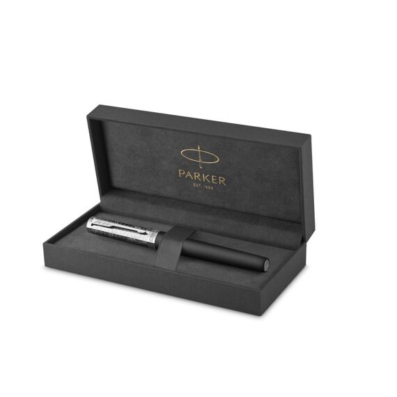 Parker Classic Füllfederhalter Kartuschenfüllsystem Schwarz, Chrom 1 Stück(e), 2 image