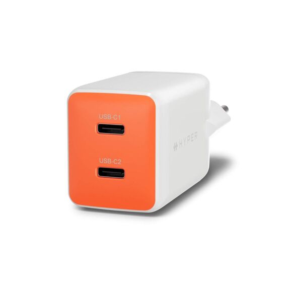 Targus HyperJuice Flex 45W GaN Laptop, Smartphone, Kopfhörer, Tragbare Spielekonsole Weiß, Orange AC Drinnen