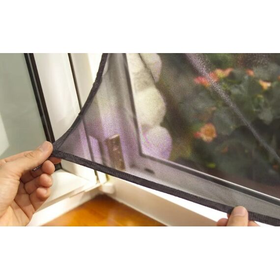 TESA Insect Stop Moskitonetz Fenster Anthrazit, 3 image