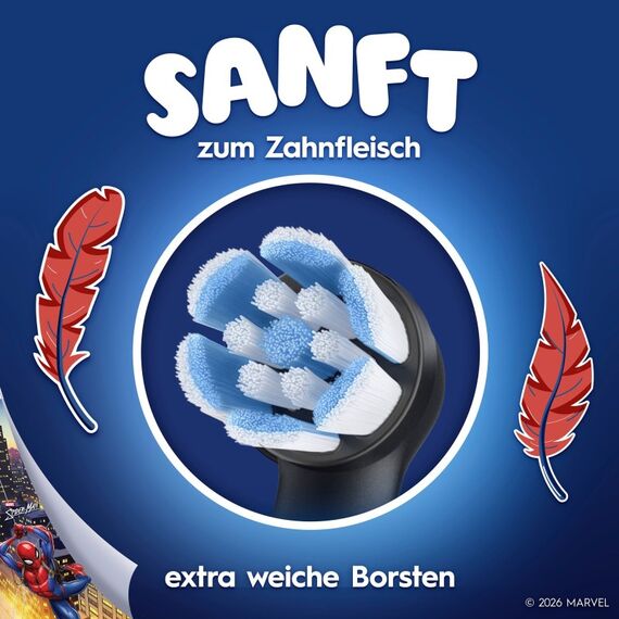Oral-B iO Kids 6+ Marvel Spiderman Aufsteckbürsten, 2 Stück, 6 image