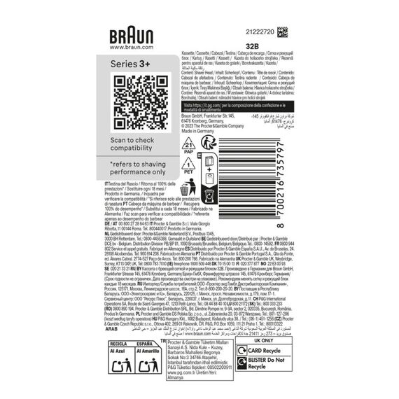 Braun Series 3 735797 Rasierapparat-Zubehör Scherkopf, 7 image