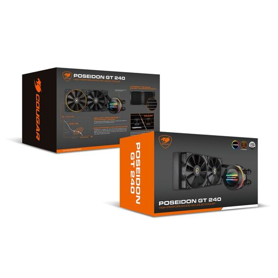 COUGAR CPU Wasserkühlung Poseidon-GT 240, ARGB, Schwarz, 5 image