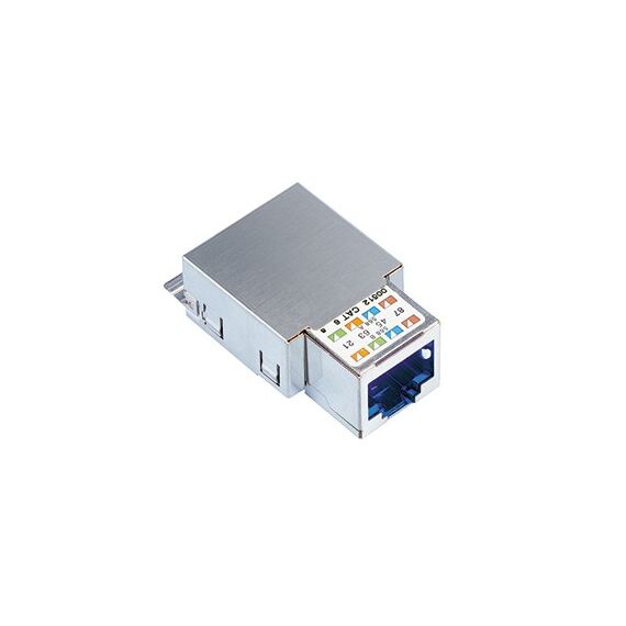 R&M Real10 Cat6 RJ-45 Blau, Grau