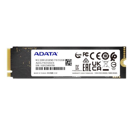 ADATA LEGEND 710 512 GB M.2 PCI Express 3.0 NVMe 3D NAND, 4 image
