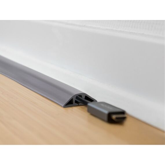 DeLOCK PVC Kabelkanal flexibel 50 x 13 mm - Länge 1,5 m grau, 3 image