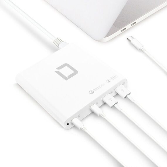 DICOTA D31893 Ladegerät für Mobilgeräte Laptop, Smartphone, Tablets Weiß Schnellladung Drinnen, 5 image