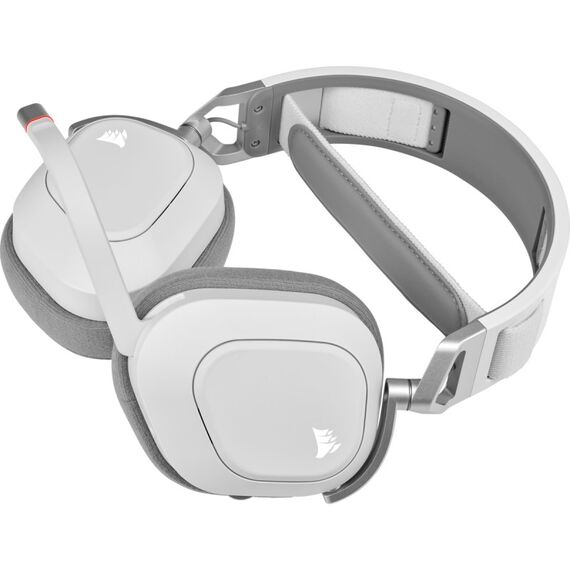 Corsair HS80 RGB Kopfhörer Kabellos Kopfband Gaming Weiß, 12 image