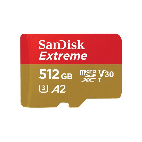 SanDisk Extreme 512 GB MicroSDHC UHS-I Klasse 10, Kapazität: 512 GB