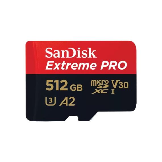 SanDisk Extreme PRO 512 GB MicroSDXC UHS-I Klasse 10, Kapazität: 512 GB