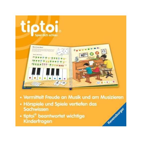 tiptoi 49280 Buch Musik Deutsch 16 Seiten Hardcover, 6 image