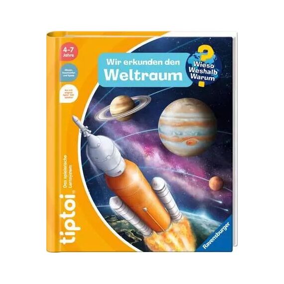 tiptoi Wieso? Weshalb? Warum? Wir erkunden den Weltraum Buch Wissenschaftliche Literatur Deutsch 16 Seiten Hardcover