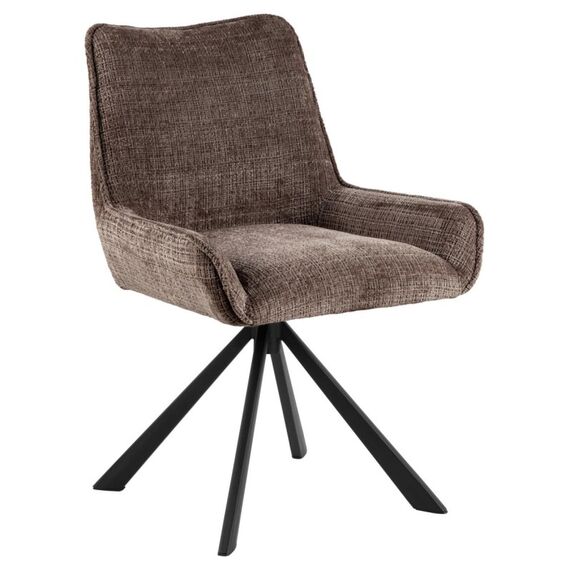 AC Design Eddie Restaurant- & Esszimmer-Stuhl Gepolsterter, ausgestopfter Sitz Gepolsterte, ausgestopfte Rückenlehne
