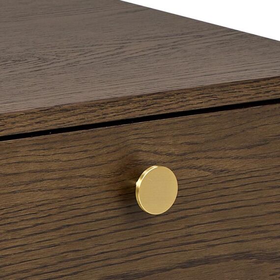 AC Design Monfort Nachttisch 1 Schublade(n) Braun, Beige, 4 image