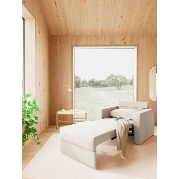 AC Design Fleury Sofabett 1 Sitz(e) Beige, 5 image