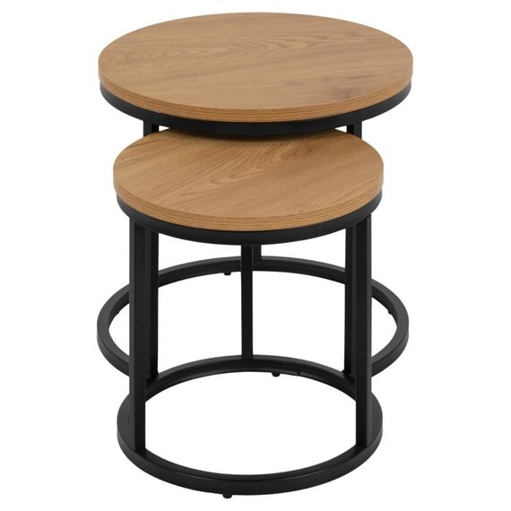 Actona Spiro Geschachtelter Tisch Rundform, 2 image