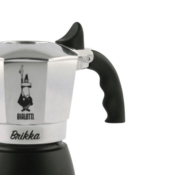 Bialetti Brikka Mokka-Kanne 0,17 l Schwarz, Edelstahl, 2 image