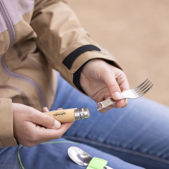 Opinel Picnic+ Utensil Grau, Holz, 3 image