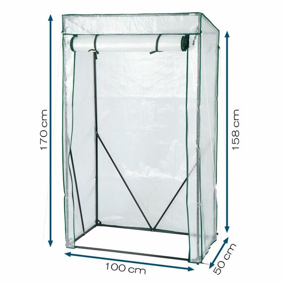 EASYmaxx 00996 Pflanzenabdeckhaube Grün, Transparent Nylon, Polyethylen, Stahl 140 g/m², 4 image