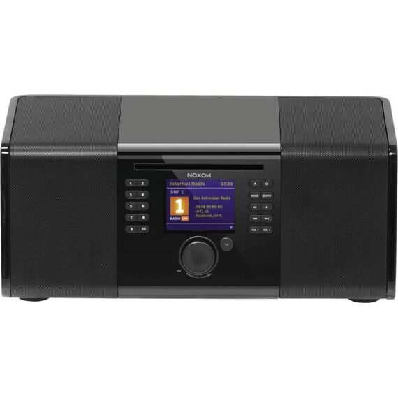 NOXON iRadio 600 CD Internet Analog & Digital Schwarz, Farbe: Schwarz