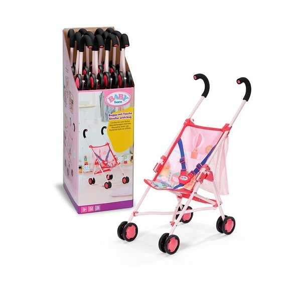 BABY born Stroller with Bag Pink Puppenwagen