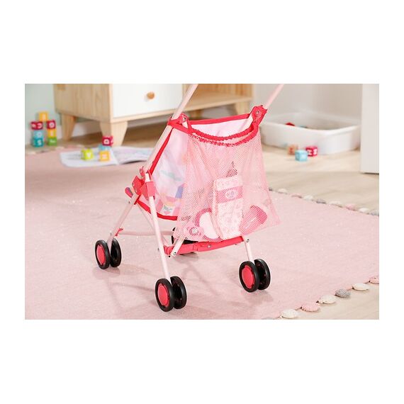 BABY born Stroller with Bag Pink Puppenwagen, 9 image