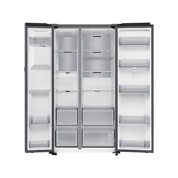 Samsung RS90F66BETWS Side-by-Side Kühlkombination Freistehend 614 l Silber, 4 image