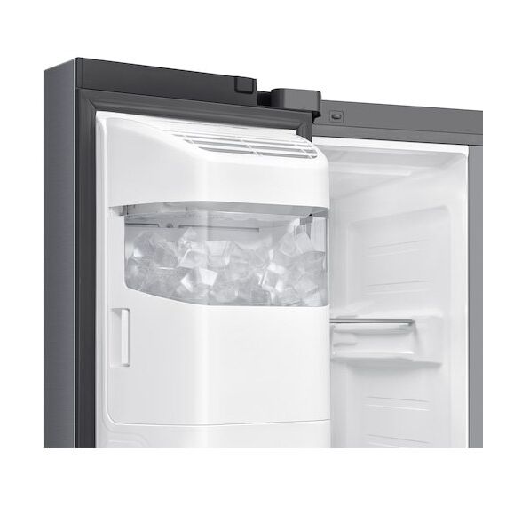 Samsung RS90F66BETWS Side-by-Side Kühlkombination Freistehend 614 l Silber, 7 image