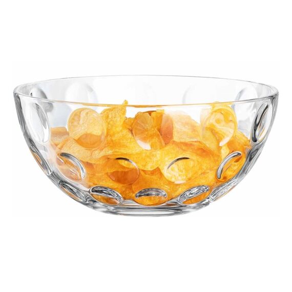 LEONARDO CUCNA OPTIC Snackschale 3,5 l Rund Glasfaser Transparent 1 Stück(e), 2 image