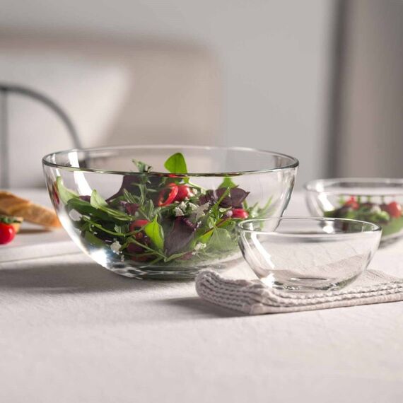 LEONARDO CUCINA Schüssel-Set Rund Glas Transparent 5 Stück(e), 3 image