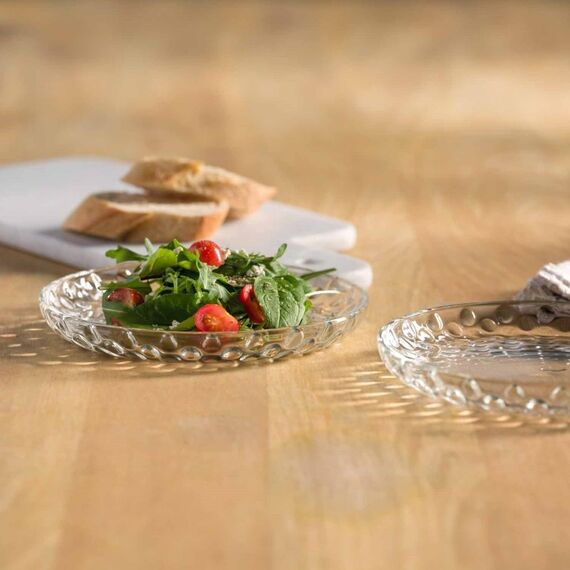 LEONARDO CUCINA OPTIC Salatteller Rund Glas Transparent 4 Stück(e), 3 image