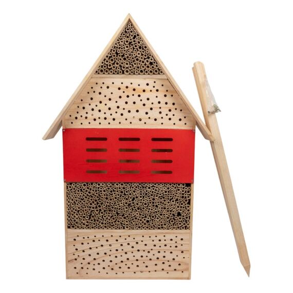 Windhager 7721 Insektenhotel Freistehend Bambus, Holz