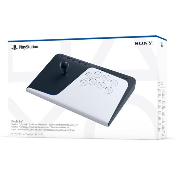 Sony Interactive Entertainment FlexStrike Schwarz, Weiß RF/USB Kampfstab Analog / Digital PlayStation 5, PC, 12 image
