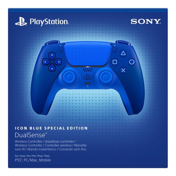 Sony Interactive Entertainment DualSense - Icon Blue Blau Bluetooth/USB Gamepad Analog / Digital PlayStation 5, 5 image