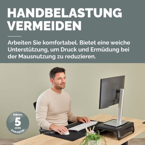 Fellowes Breyta Handgelenkstütze Silikon Schwarz, 2 image