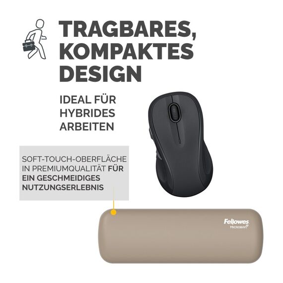 Fellowes Breyta Handgelenkstütze Silikon Sand, 7 image