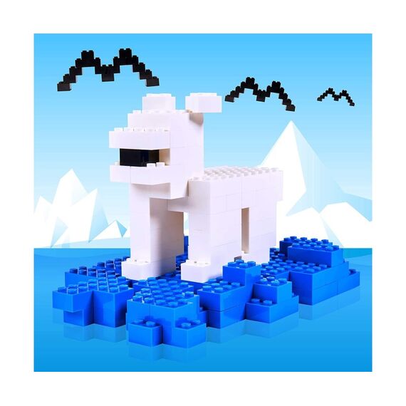 Simba Toys Blox - 500 8er Bausteine schwarz - kompatibel mit bekannten Spielsteinen, 5 image